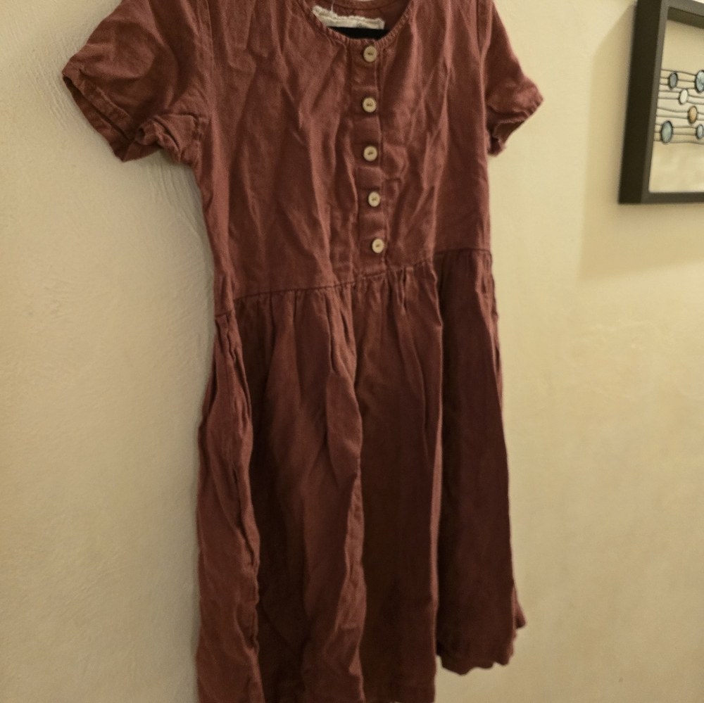 NPL Not perfect linen dress small